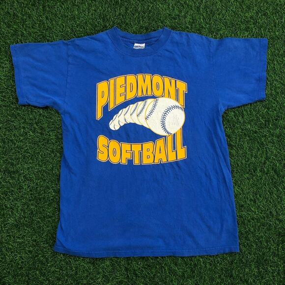 Gildan Other - Blue Piedmont Softball Graphic Tee